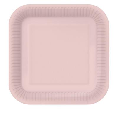 Opakowanie Talerze papierowe kwadratowe eko 23cm 10szt