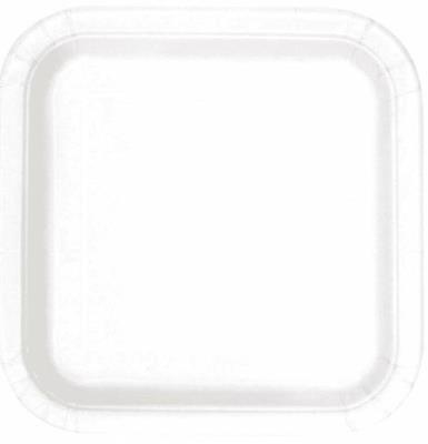 Opakowanie Talerze papierowe kwadratowe eko 23cm 10szt