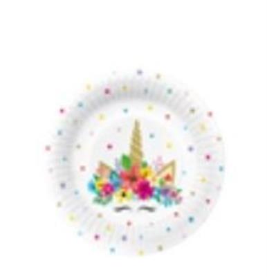 Opakowanie Talerze papierowe okrągłe 18cm 10szt