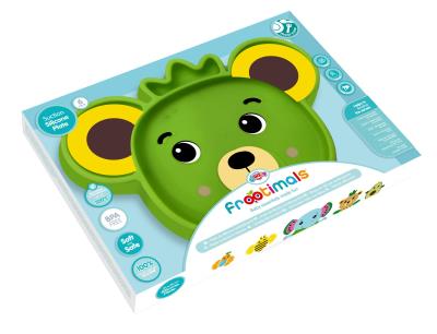 Opakowanie Talerzyk silikonowy Frootimals bubba tropibear anty-poślizgowy