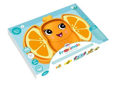 Opakowanie Talerzyk silikonowy Frootimals orangiefly anty-poślizgowy