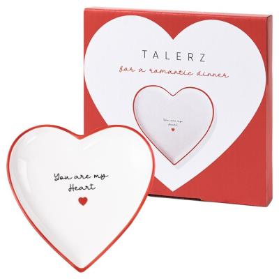 Opakowanie Talerzyk w kształcie serca na walentynki