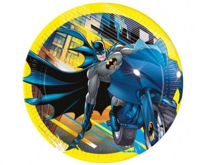 Opakowanie Talerzyki papierowe Batman 23cm 8szt