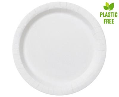Opakowanie Talerzyki papierowe białe 23cm 8szt.