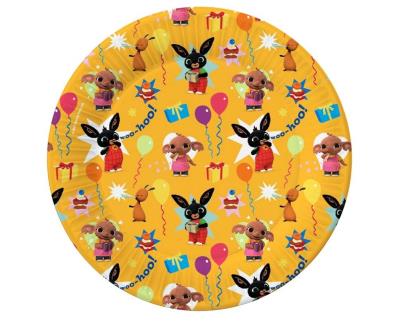 Opakowanie Talerzyki papierowe Bing, 18 cm, 8 szt.