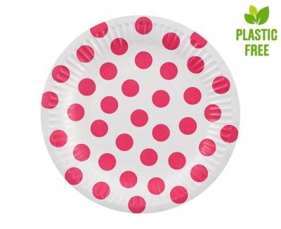 Opakowanie Talerzyki papierowe Groszki 18cm 6szt