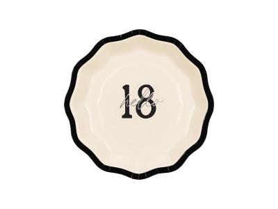 Opakowanie Talerzyki papierowe Hello 18 18cm 6szt