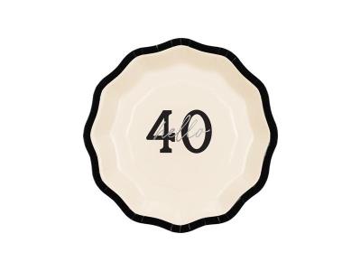 Opakowanie Talerzyki papierowe Hello 40 18cm 6szt