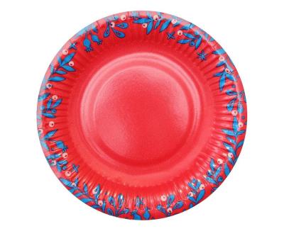 Opakowanie Talerzyki papierowe Let It Snow 18cm 6szt