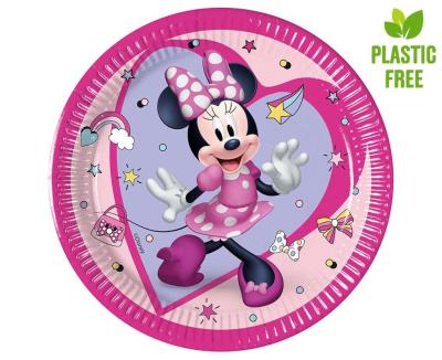 Opakowanie Talerzyki papierowe Minnie Junior 20cm 8szt