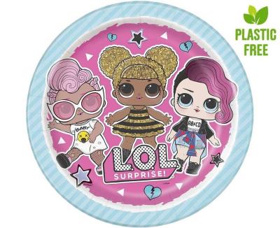 Opakowanie Talerzyki papieroweLOL Surprise 23cm 8szt