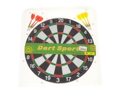 Opakowanie Tarcza drewniana 38cm rzutki z ostrymi końcówkami