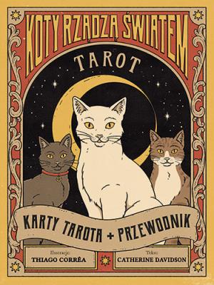 Okładka książki Tarot: Koty rządzą światem. Karty + przewodnik