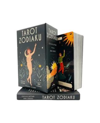 Tarot zodiaku. Autor: Ana Chavez, Cecilia Lattari. SmakLiter.pl Okładka książki Tarot zodiaku