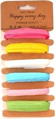 Opakowanie Tasiemki syntetyczne pastelowe 6 kolorów