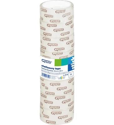 Taśma biurowa 18mmx10m (8szt) GRAND. Wydawca: Grand. SmakLiter.pl Opakowanie Taśma biurowa 18mmx10m (8szt) GRAND