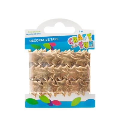 Opakowanie Taśma dekoracyjna gwiazdki 2,5cm 2m