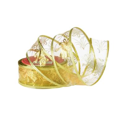 Opakowanie Taśma dekoracyjna na szpuli złota