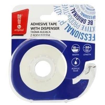 Opakowanie Taśma klejąca 18mmx30m z podajnikiem MemoBe