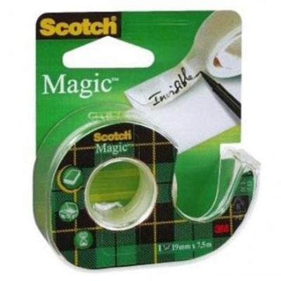 Opakowanie Taśma klejąca matowa Scotch Magic dyspenser 19mm