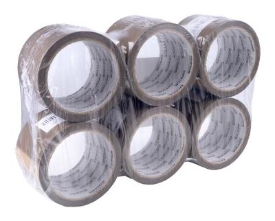 Taśma pakowa brązowa 72mm x 60y (6szt). Wydawca: Office. SmakLiter.pl Opakowanie Taśma pakowa brązowa 72mm x 60y (6szt)