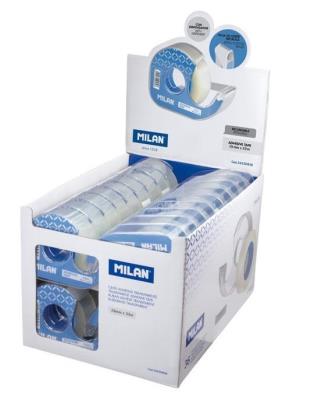 Opakowanie Taśma samoprzylep. krystal. 19x33mm (36szt) MILAN