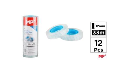 Opakowanie Taśma samoprzylepna przezroczysta 12mmx33m (12szt)