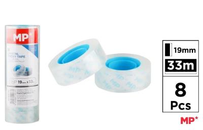 Opakowanie Taśma samoprzylepna przezroczysta 19mmx33m (8szt)
