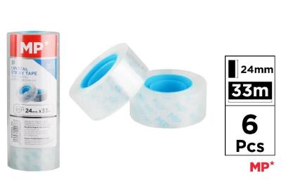 Opakowanie Taśma samoprzylepna przezroczysta 24mmx33m (6szt)