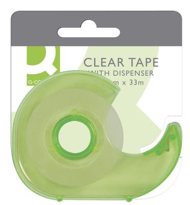 Taśma samoprzylepna z dyspenserem Q-CONNECT 19mm 33m mix kolorów. Wydawca: Q-CONNECT. SmakLiter.pl Opakowanie Taśma samoprzylepna z dyspenserem Q-CONNECT 19mm 33m mix kolorów