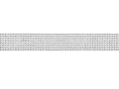 Opakowanie Taśma z cyrkoniami srebrny 4x900cm