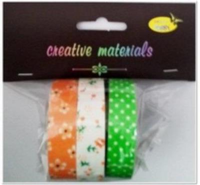 Opakowanie Taśmy materiałowe kwiaty 3szt