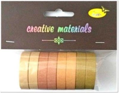 Opakowanie Taśmy papierowe brązowe 10mm 8szt