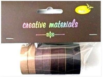 Opakowanie Taśmy papierowe brązowe 10mm 8szt