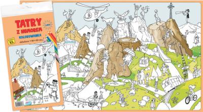 Opakowanie Tatry z humorem Kolorowanka XL-kolor 2 sztuki