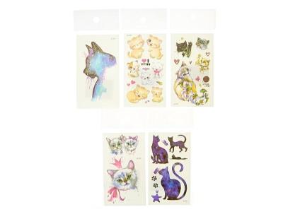 Opakowanie Tatuaże, naklejki koty MIX