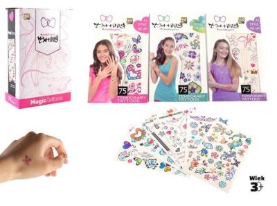 Opakowanie Tatuaże naklejki zmywalne nastolatka mix