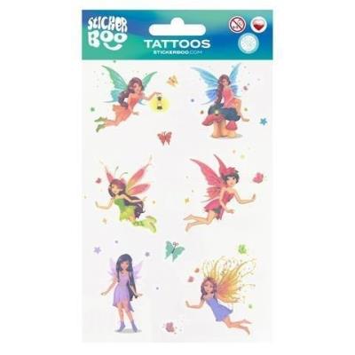 Tatuaże Wróżki. Wydawca: Sticker Boo. SmakLiter.pl Opakowanie Tatuaże Wróżki
