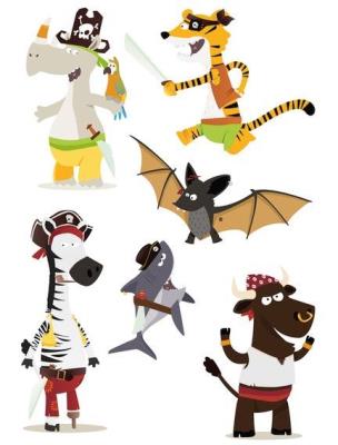 Opakowanie Tatuaże - Zwierzaki piraci