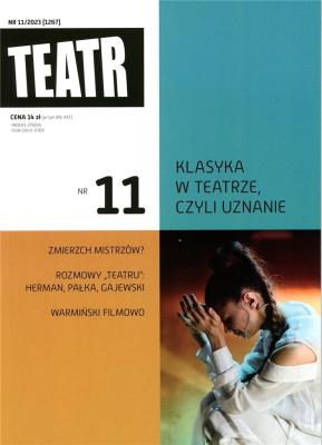 Okładka książki Teatr 11/2023