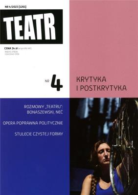 Okładka książki Teatr 4/2023