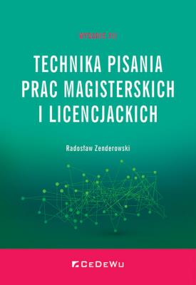 Okładka książki Technika pisania prac magisterskich i licencjac...
