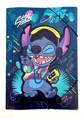 Opakowanie Teczka A3 PP Disney Blue Stitch z gumką