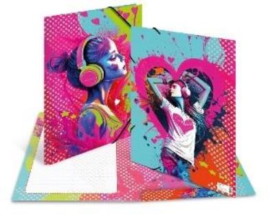 Opakowanie Teczka A3 z gumkami Music