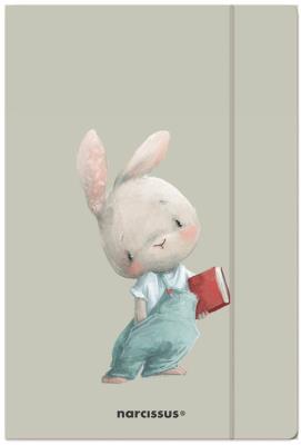 Teczka A4 FUN Królik zamykana na gumkę 10 sztuk. Wydawca: Narcissus. SmakLiter.pl Opakowanie Teczka A4 FUN Królik zamykana na gumkę 10 sztuk