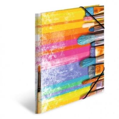 Opakowanie Teczka A4 gumki narożne - Pędzle