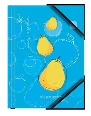 Teczka A4 kartonowa z gumką narożną gruszka (6szt). Wydawca: TETIS. SmakLiter.pl Opakowanie Teczka A4 kartonowa z gumką narożną gruszka (6szt)