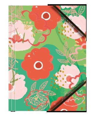 Teczka A4 kartonowa z gumką narożną kwiaty (6szt). Wydawca: TETIS. SmakLiter.pl Opakowanie Teczka A4 kartonowa z gumką narożną kwiaty (6szt)