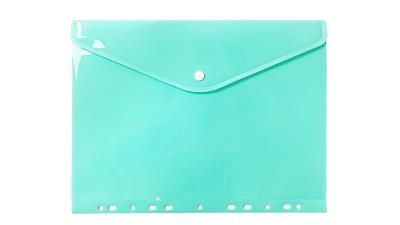 Opakowanie Teczka A4 kopertowa PP zawieszana pastel zielony