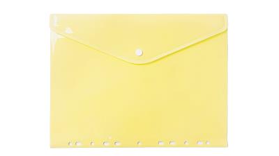 Opakowanie Teczka A4 kopertowa PP zawieszana pastel żółty